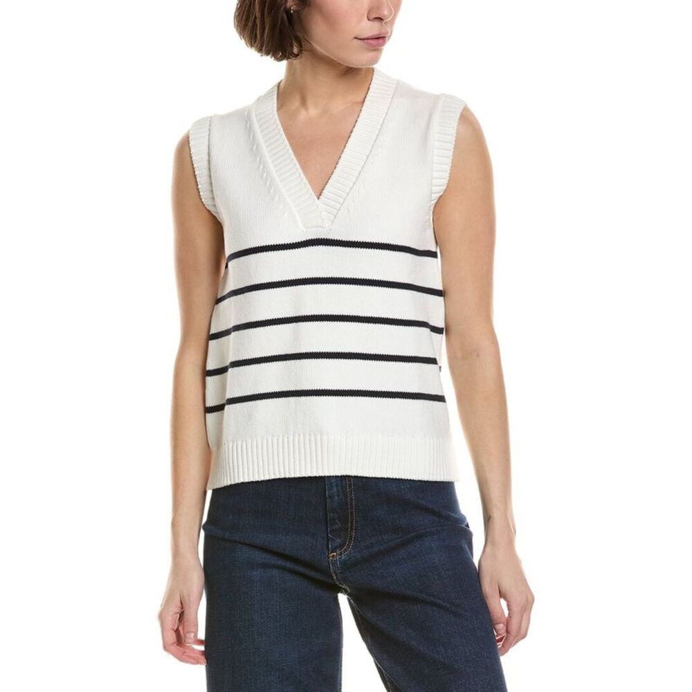 Max Mara Womens  Scafati Knitted Top, White